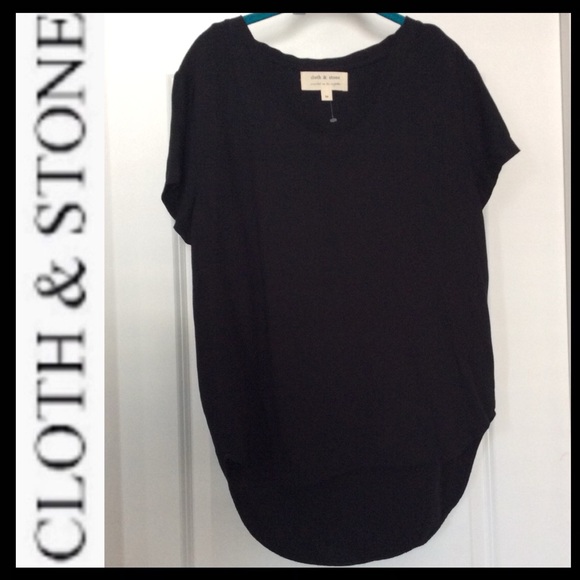 NWOT Anthro Cloth & Stone Draped Tee - Picture 7 of 10